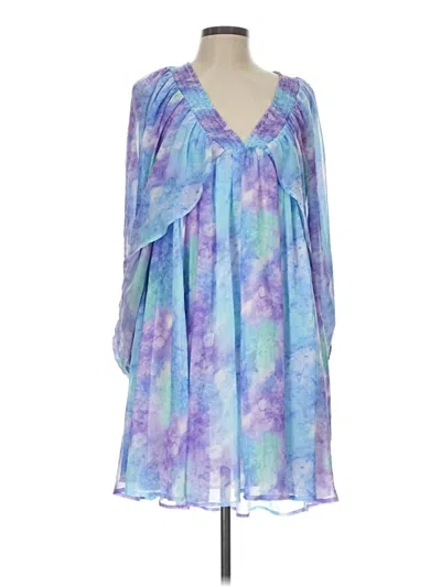 Pre-owned The Impeccable Pig Cocktail Dress In Blue