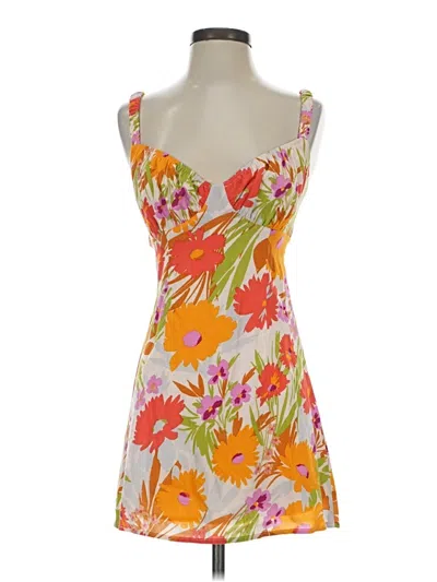 Pre-owned The Impeccable Pig Cocktail Dress In Orange