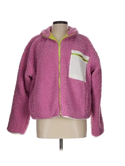 Pre-owned The Impeccable Pig Fleece Jacket In Pink