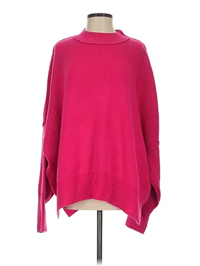 Pre-owned The Impeccable Pig Poncho In Pink