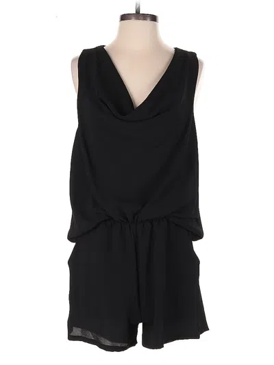 Pre-owned The Impeccable Pig Romper In Black