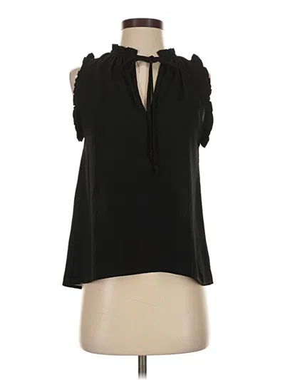 Pre-owned The Impeccable Pig Sleeveless Blouse In Black