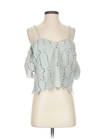 Pre-owned The Impeccable Pig Sleeveless Blouse In Green