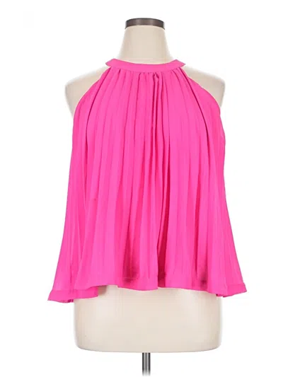 Pre-owned The Impeccable Pig Sleeveless Blouse In Pink