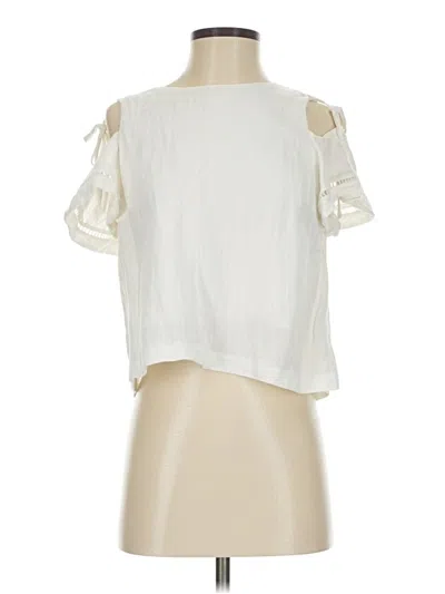 Pre-owned The Impeccable Pig Sleeveless Blouse In White