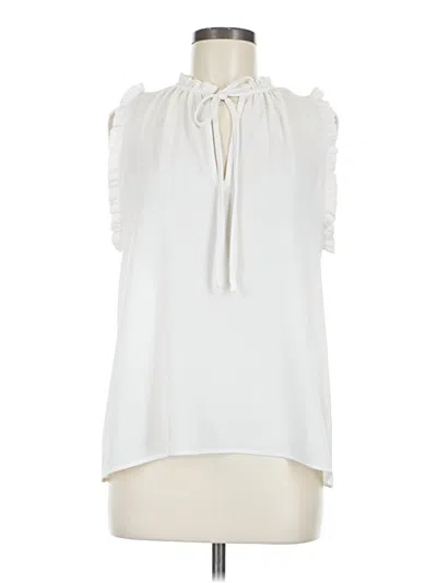 Pre-owned The Impeccable Pig Sleeveless Blouse In White
