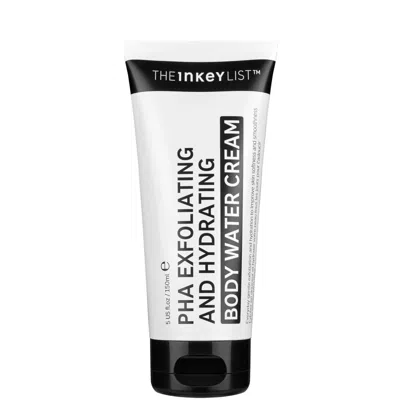 The Inkey List Pha Exfoliating And Hydrating Body Water Cream 150ml In White