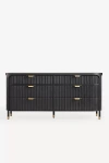 The Isla Collection By Anthropologie The Isla Fluted-wood Six-drawer Dresser