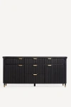The Isla Collection By Anthropologie The Isla Oval 70" Fluted-wood Sideboard