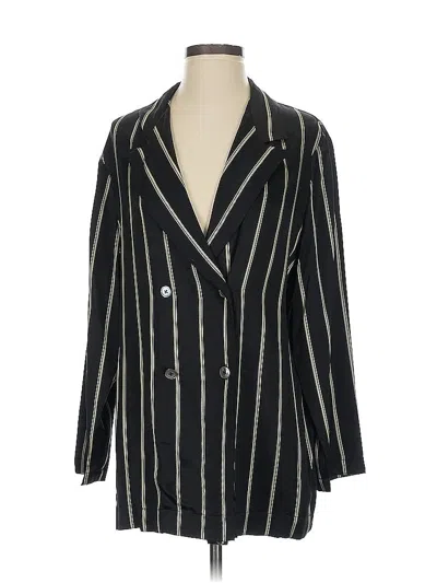 Pre-owned The J. Peterman Co. Kimono In Black