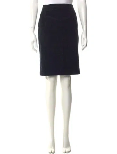 Pre-owned The J. Peterman Co. Knee-length Skirt In Black