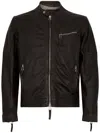 The Jack And Jackie Leathers Brown Leather Jacket With Stand-up Collar