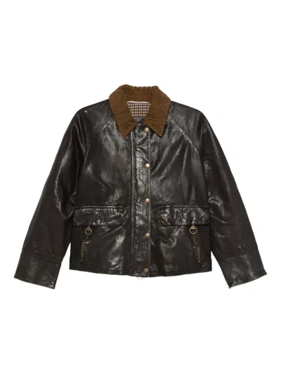 THE JACK AND JACKIE LEATHERS 'GLAMIS' JACKET THE JACK AND JACKIE LEATHERS