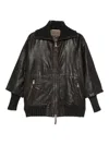 The Jack And Jackie Leathers Jackets In Black
