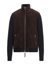 The Jack And Jackie Leathers Man Jacket Chocolate Brown Size 48 Leather