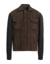 The Jack And Jackie Leathers Man Jacket Dark Green Size 48 Leather