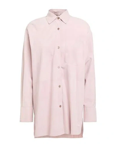 The Jack And Jackie Leathers Woman Shirt Light Pink Size 6 Leather
