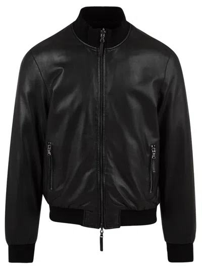 The Jack Leathers Coats Black