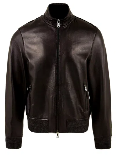 The Jack Leathers Coats Black