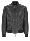 The Jack Leathers Black Leather Jacket In Black