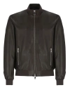 THE JACK LEATHERS BROWN LEATHER JACKET