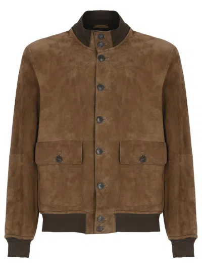 The Jack Leathers Brown Riverside Suede Leather Jacket