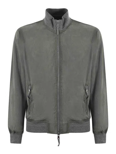 The Jack Leathers Jacket In Green