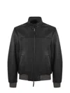 The Jack Leathers Coatsjackets In Black