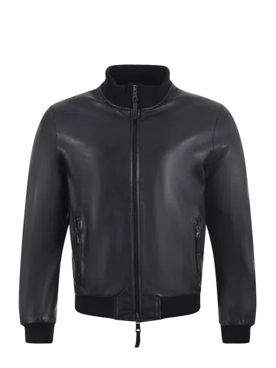 The Jack Leathers Coats In Black