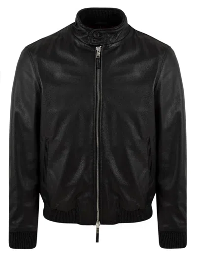 The Jack Leathers Coats Black
