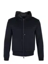 The Jack Leathers Blouson  "natan Reversibile" In Blue