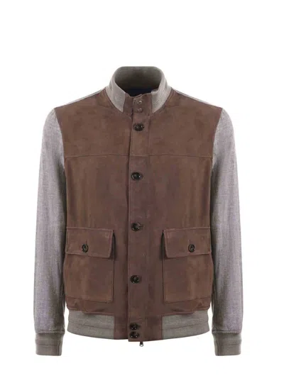 The Jack Leathers Coats In Brown