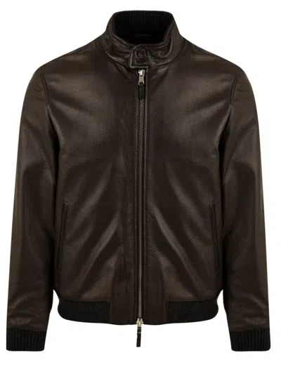 The Jack Leathers Coats In Brown