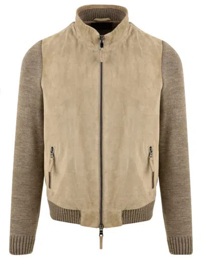 The Jack Leathers Coats In Neutral