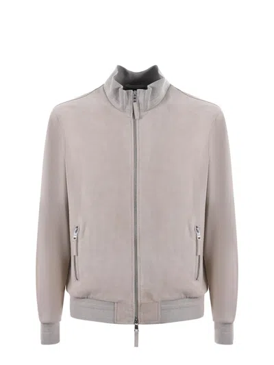The Jack Leathers Coatsjackets In Beige