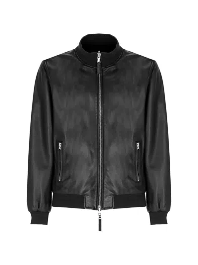 The Jack Leathers Derek Jacket In Black