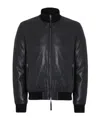 The Jack Leathers Double-sided Casual Jacket In Black