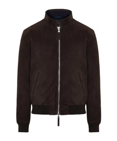 The Jack Leathers Long-sleeved Leather Jacket In Black