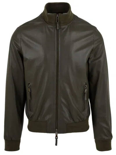 The Jack Leathers Coats In Green