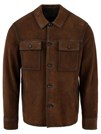 The Jack Leathers Coats In Blue