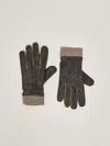 The Jackie Leather Guanti Gloves In Nero