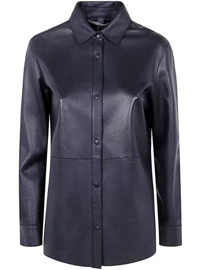 THE JACKIE LEATHERS AVRIL SHIRT,AVRI.NABO 09 DARK BLUE