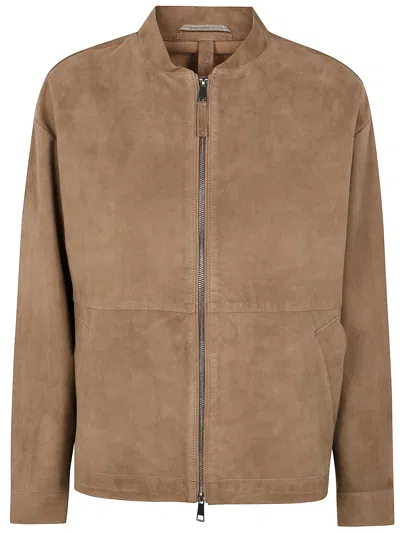 The Jackie Leathers Chablis Leather Jacket In Neutral