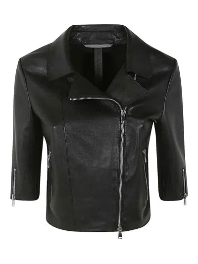 The Jackie Leathers Coco Leather Jacket In Black