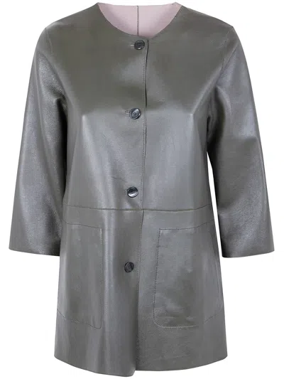 The Jackie Leathers Dom Jacket In Green