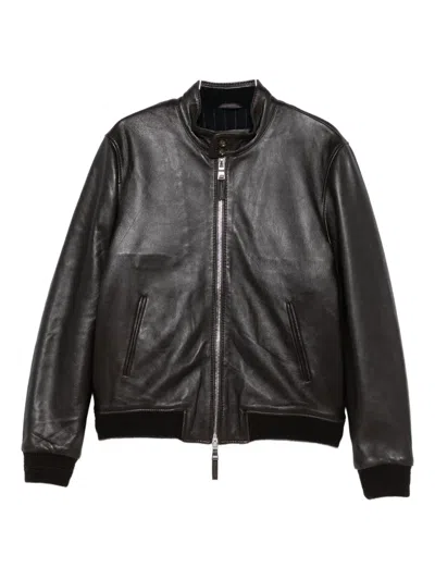 The Jackie Leathers Elvis Leather Jacket In Black