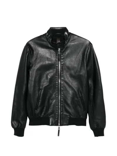 The Jackie Leathers Elvis Leather Jacket In Black