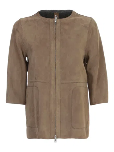 The Jackie Leathers Green Bomber Jacket