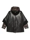 The Jackie Leathers Leather Jacket In Black