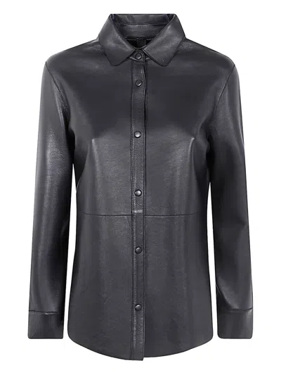 THE JACKIE LEATHERS LEATHER SHIRT